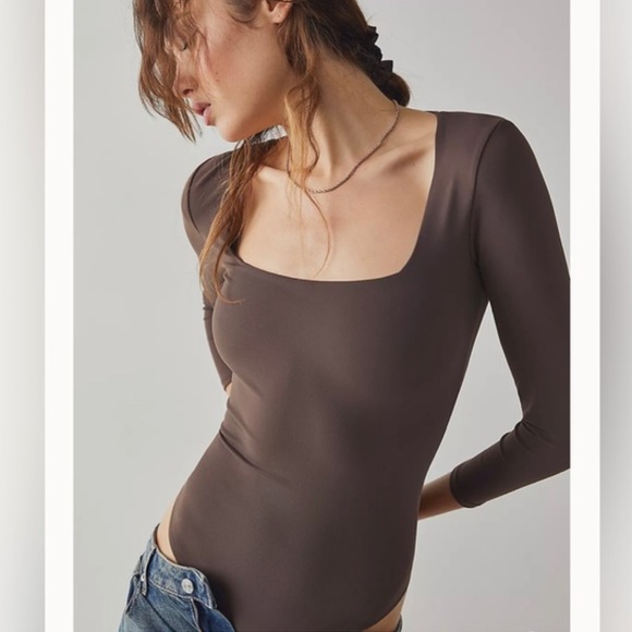 Free People | Truth or Square Thong Bodysuit - Picture 2 of 4